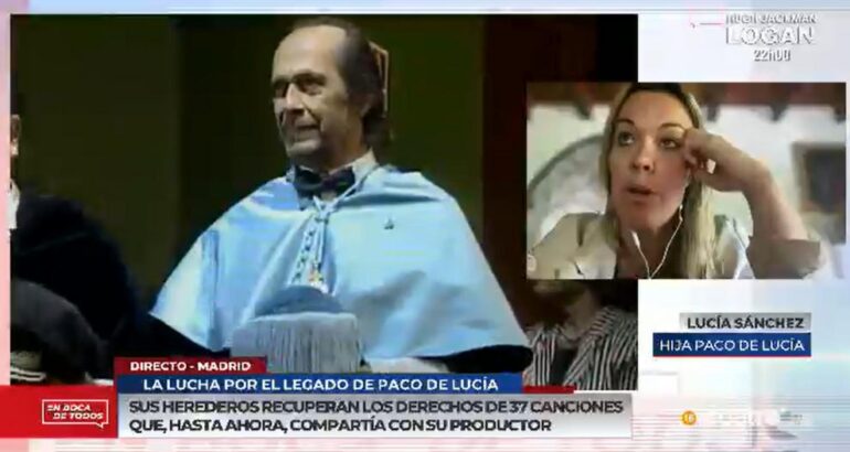 En boca de todos’ habla con la hija de Paco de Lucía sobre la recuperación de los derechos de 37 canciones del compositor